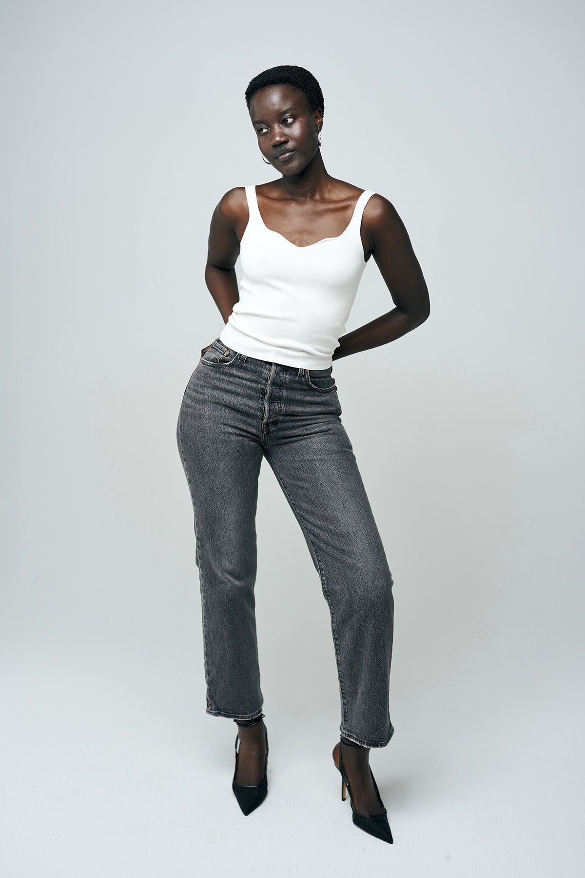 Alessia Knit Top - Off White
