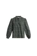 Amalfi Crepe Blouse - Black Amber
