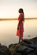 Frøya Long Dress - Coral