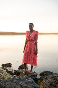 Frøya Long Dress - Coral