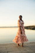 Gyri Golden Flower Dress - Indian Summer