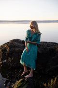 Frøya Long Dress - Azur