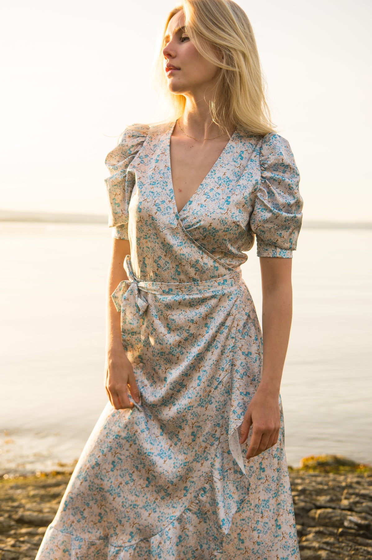 Valkyrie Long Dress - Sky Blue
