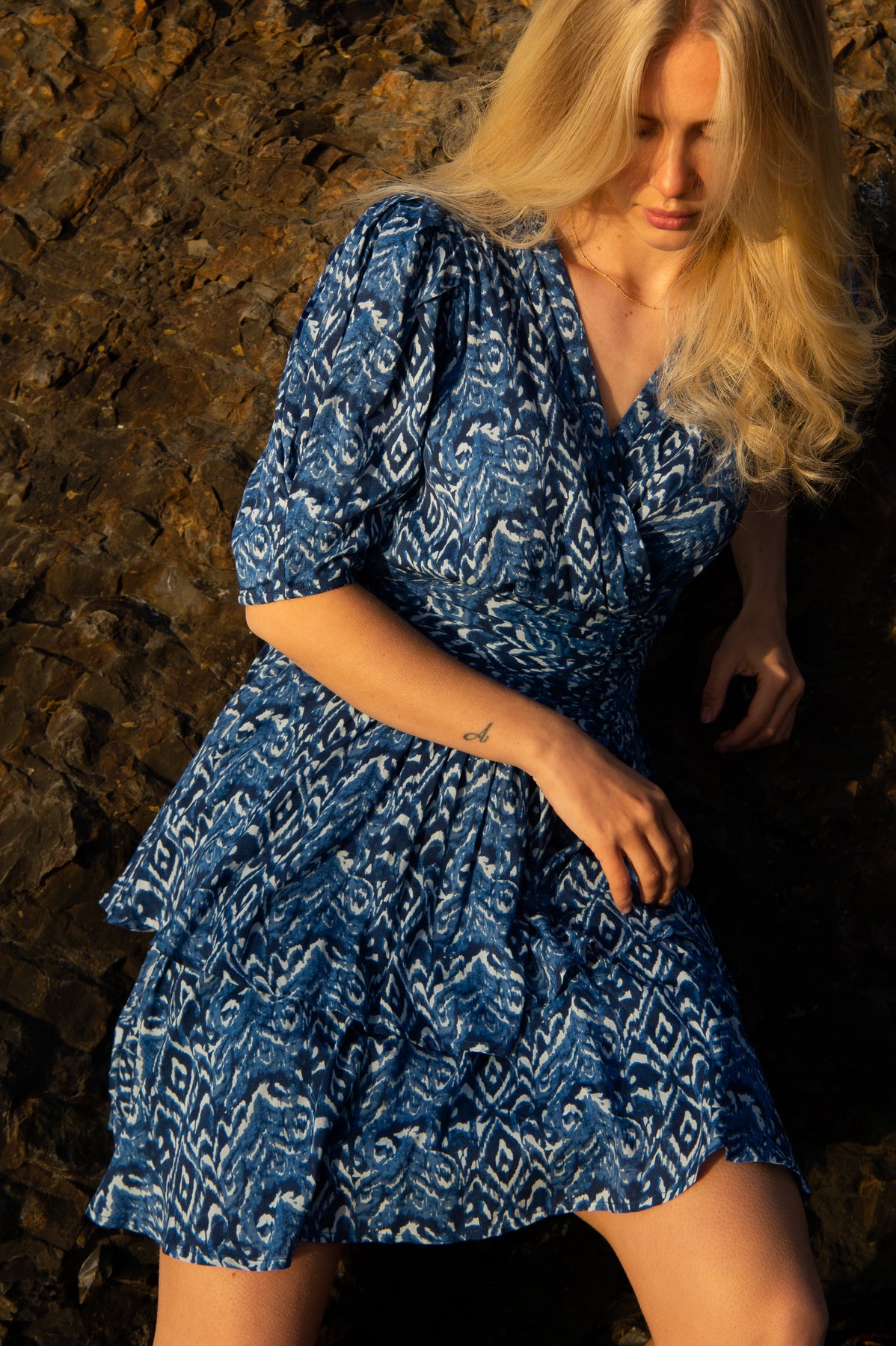 Jade Dress - Ocean Blue