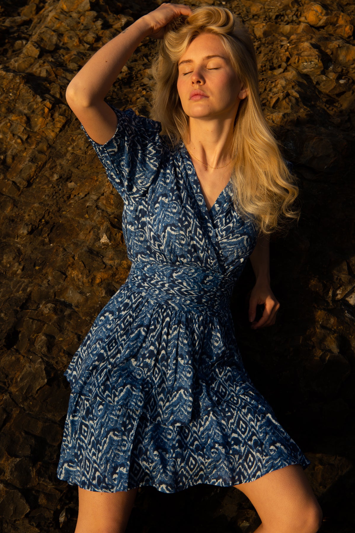 Jade Dress - Ocean Blue