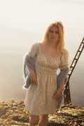 Veslemøy Linen Dress - Sky Blue