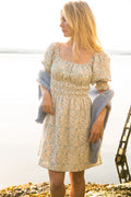 Veslemøy Linen Dress - Sky Blue