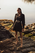 Tora Gauze Dress - Black