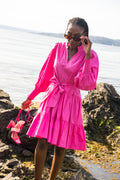 Delphine Poplin Dress - Pink