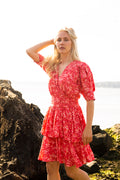 Jade Dress - Summer Red