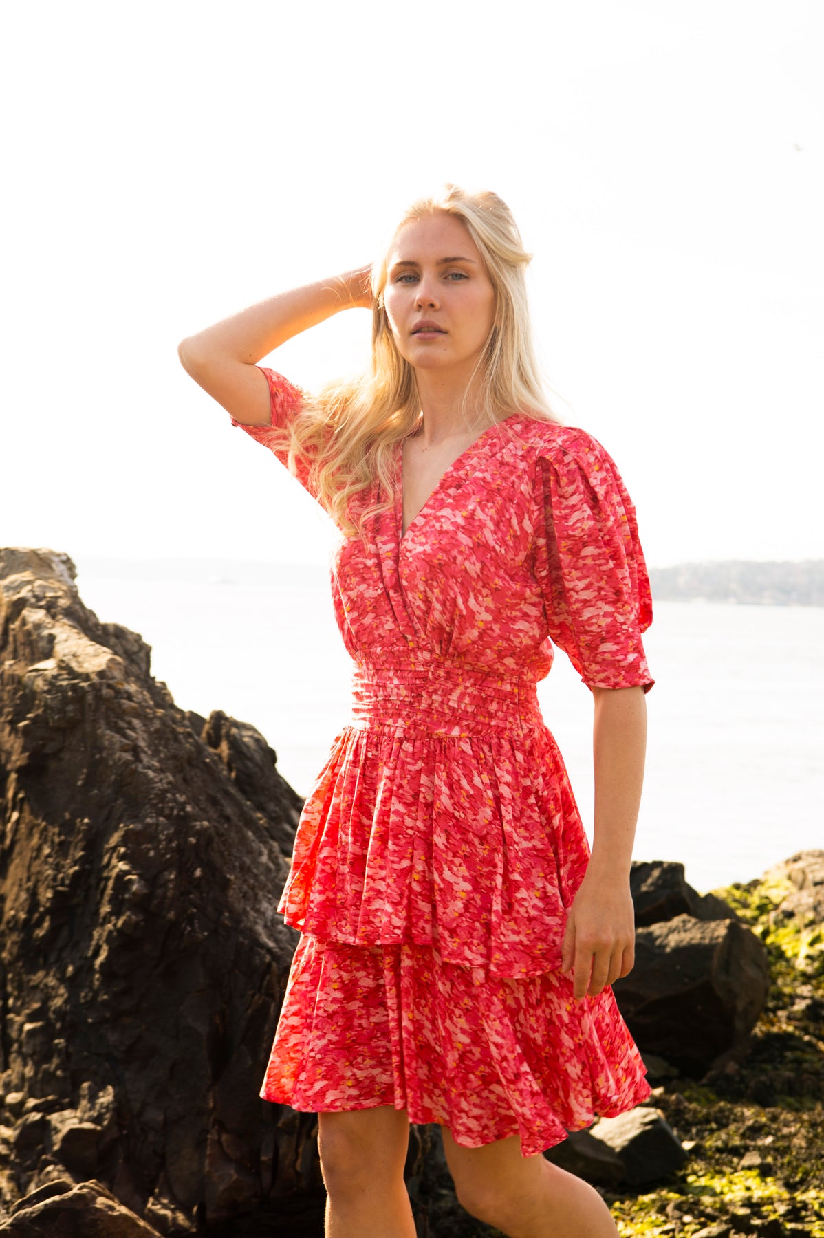 Jade Dress - Summer Red