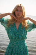 Frøya Long Dress - Azur
