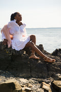 Sol Cotton Skirt - White