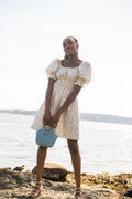 Veslemøy Linen Dress - Sky Blue