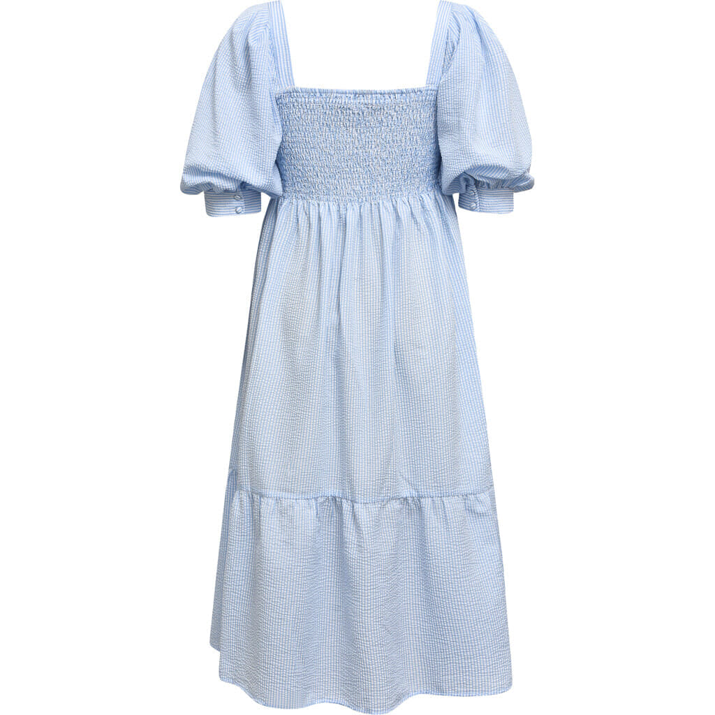 Cheri Stripe Dress - Blue/White