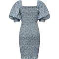 Rikka Dress - Light Blue Flower