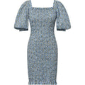 Rikka Dress - Light Blue Flower