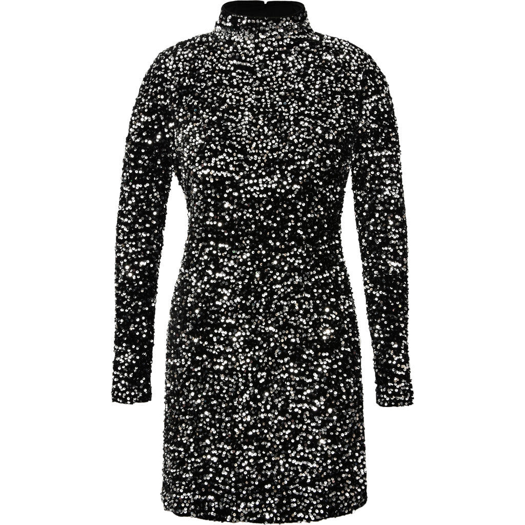 Silla Short Klänning - Silver