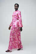 Ava Calanques Long Dress - Rose De Calanques