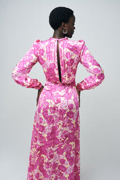 Ava Calanques Long Dress - Rose De Calanques