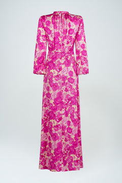 Ava Calanques Long Dress - Rose De Calanques