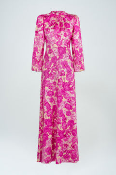 Ava Calanques Long Dress - Rose De Calanques