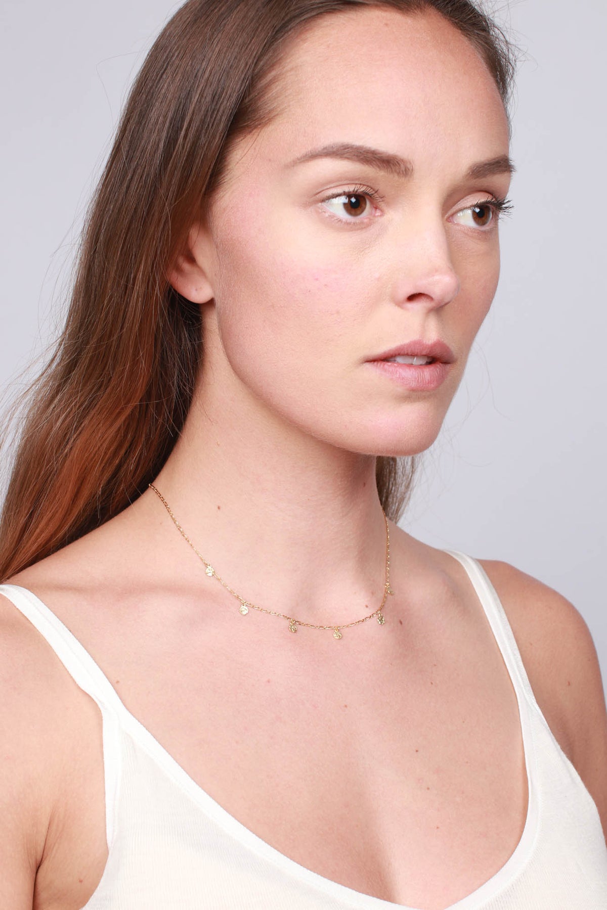 Tanina Necklace - Gold - Maanesten - Tilbehør - VILLOID.no
