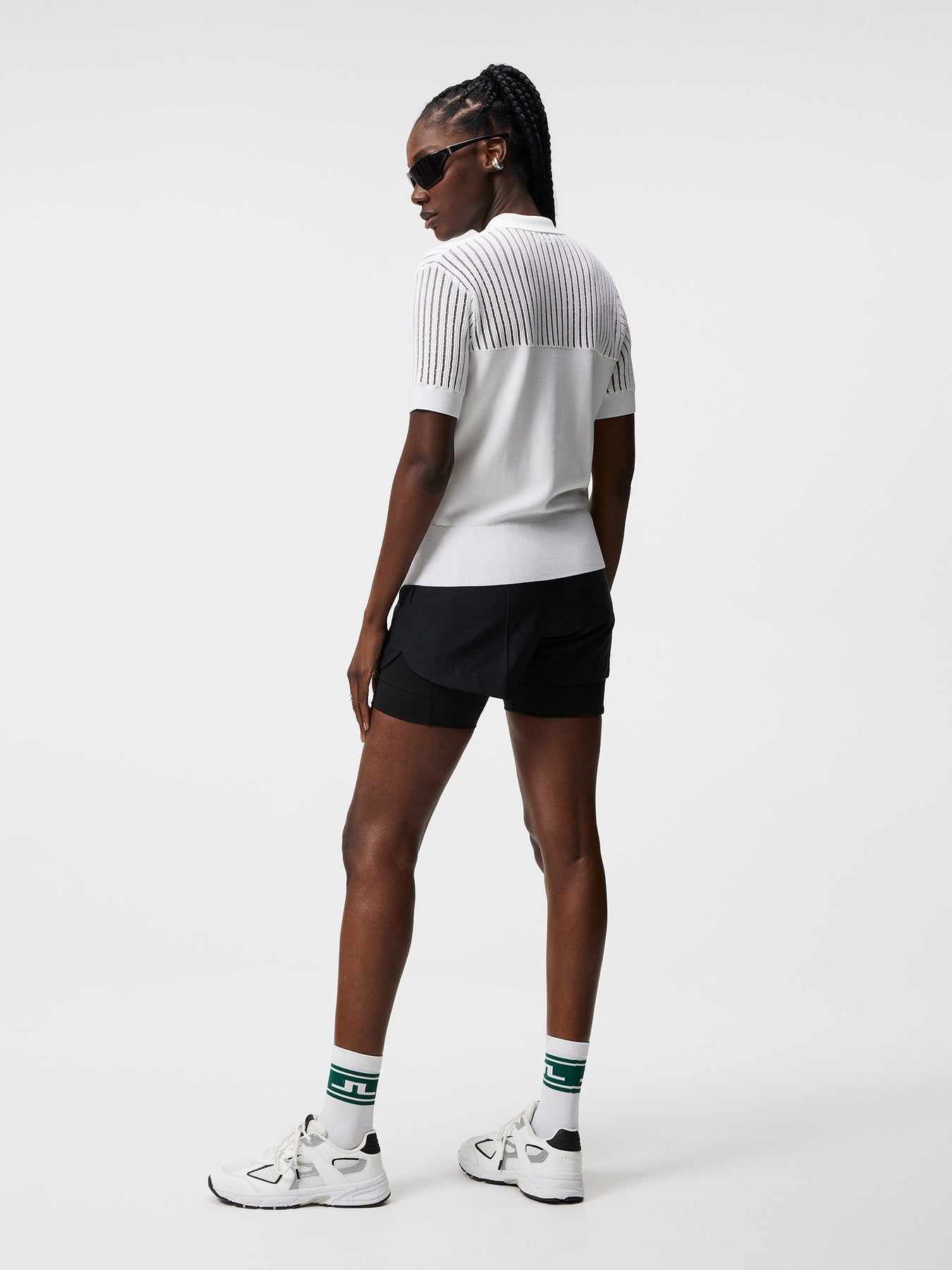 Zeta Knitted Polo Shirt - White
