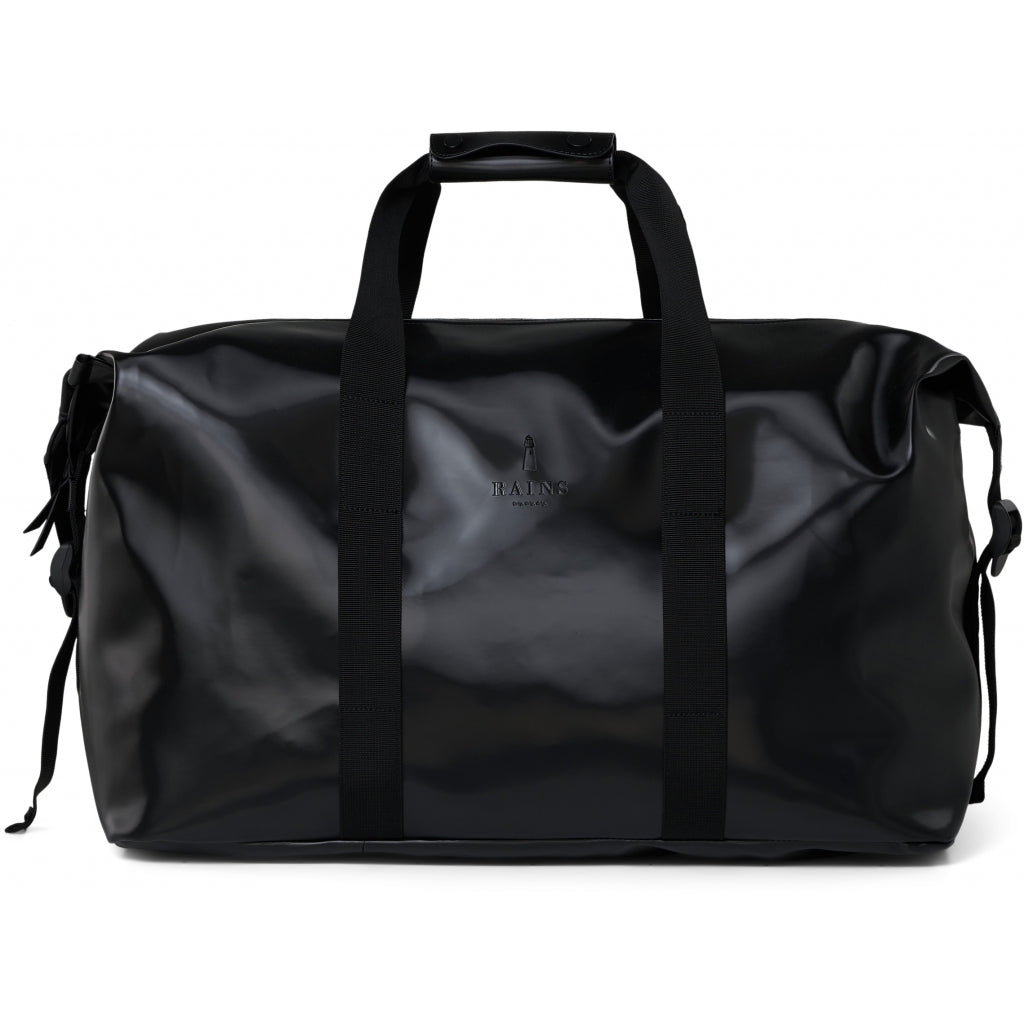 Weekend Bag - Shiny Black - Rains - Tilbehør - VILLOID.no