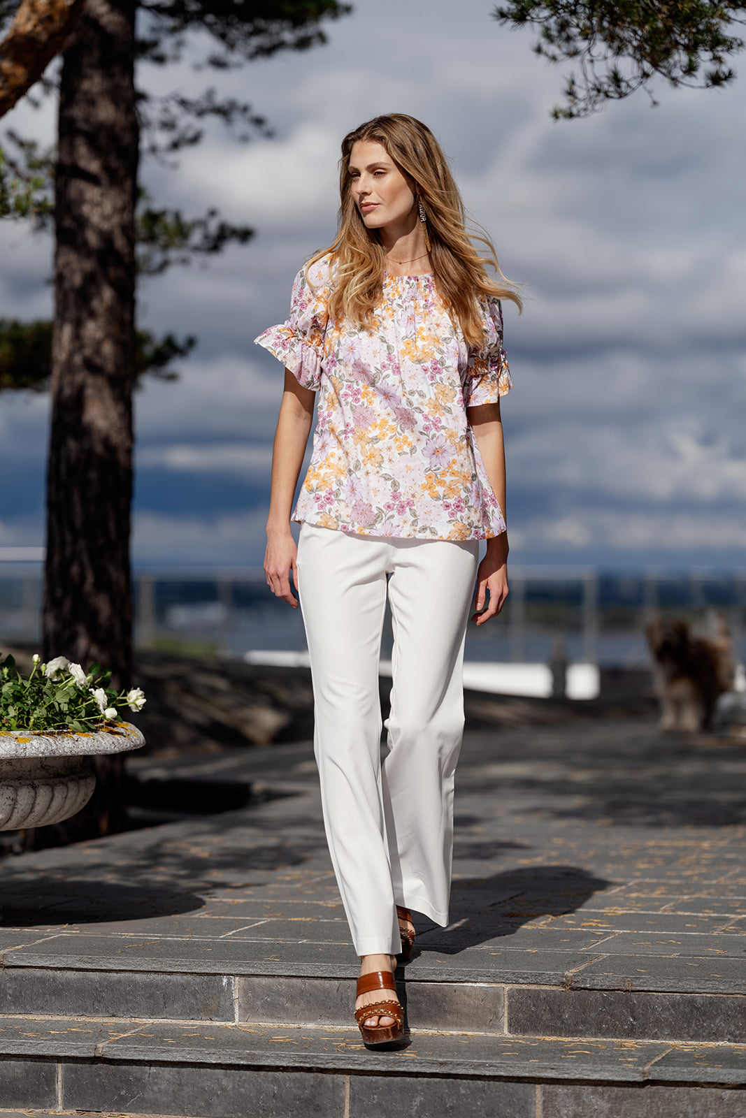 Nora Blouse - Lavender