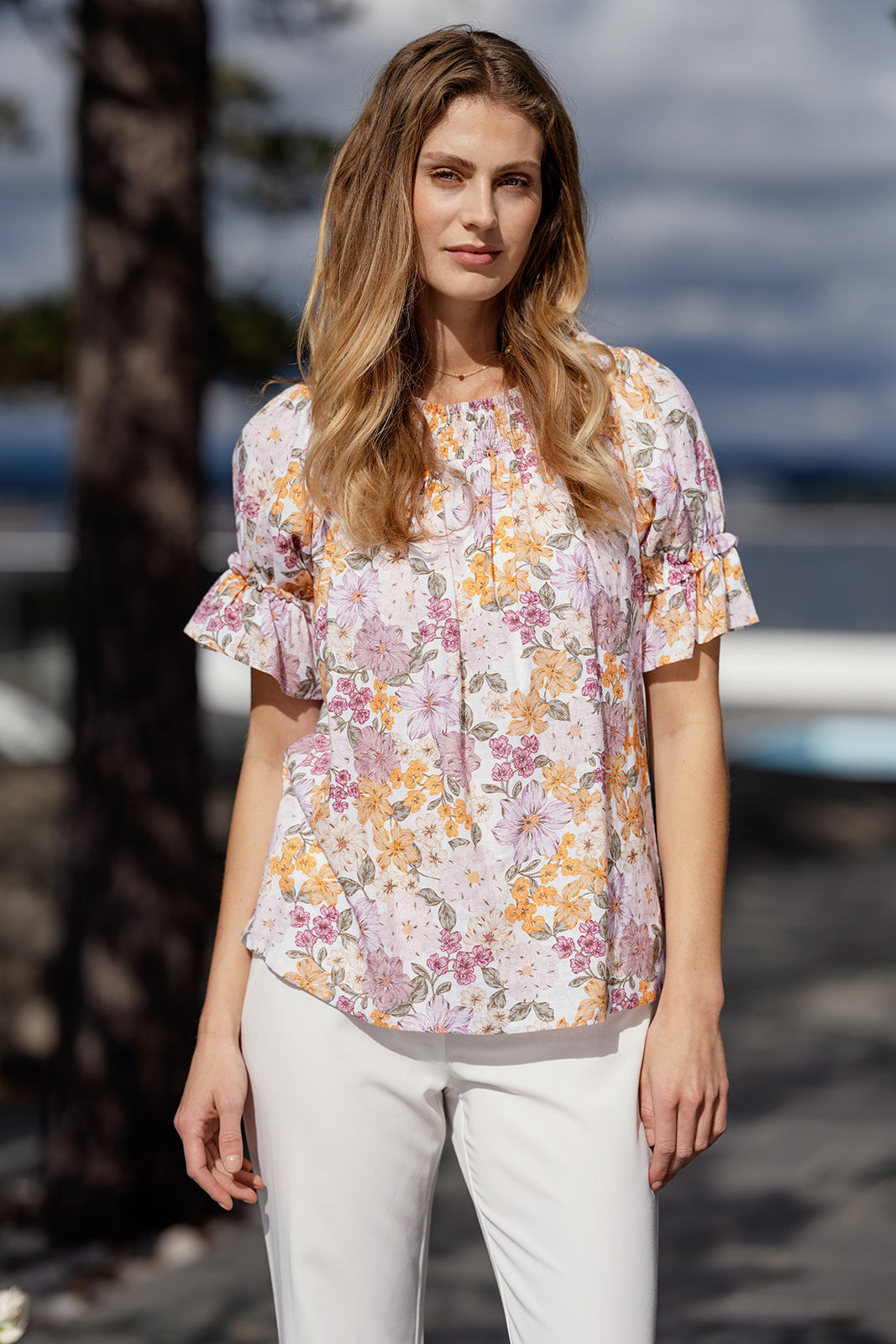 Nora Blouse - Lavender