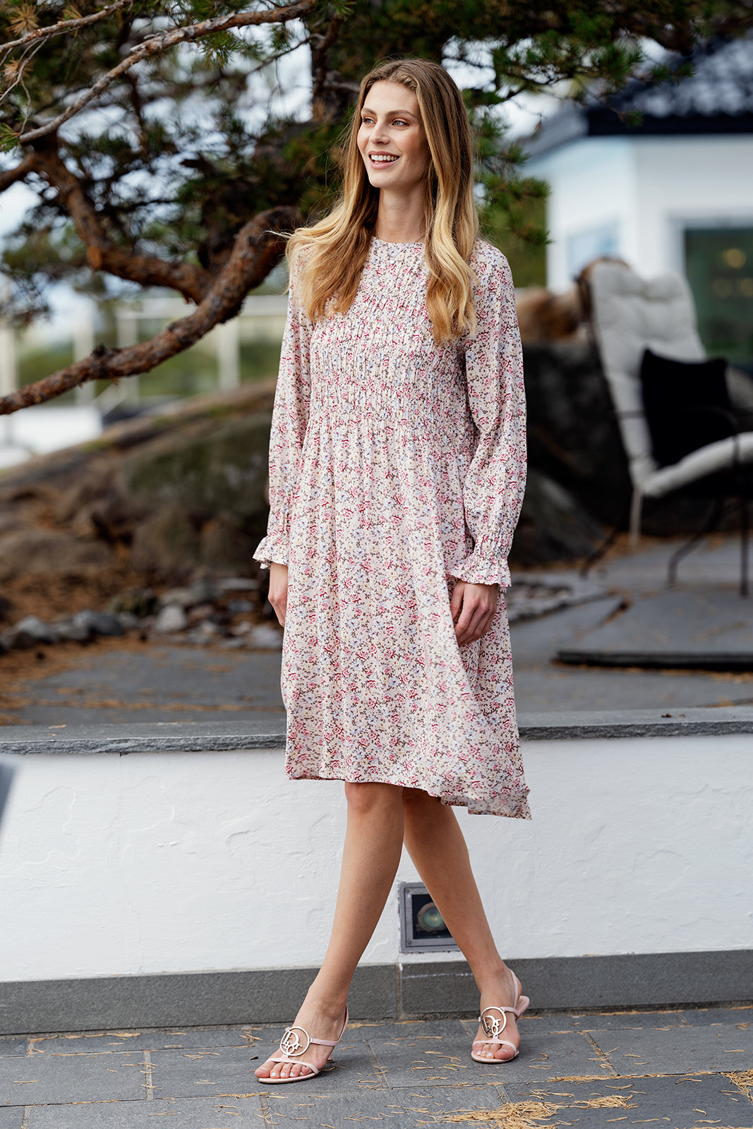 Emerson Dress - Pale Rose