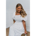 Angela Dress - White