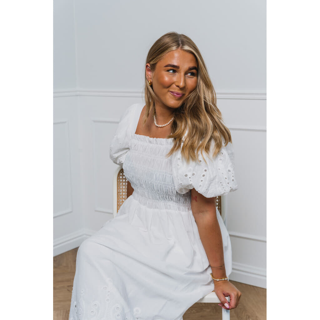 Angela Dress - White