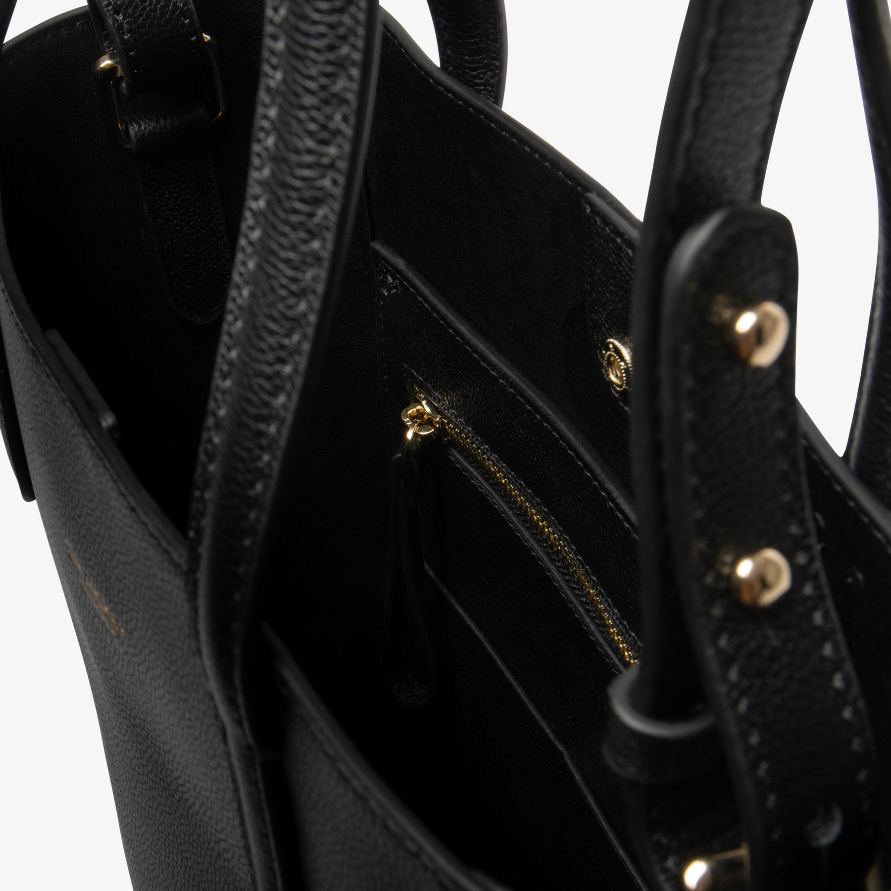 Ann Mini - Grain Leather Black