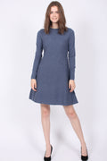 Cecilie Merino Dress - Blue - Ella & il - Kjoler - VILLOID.no