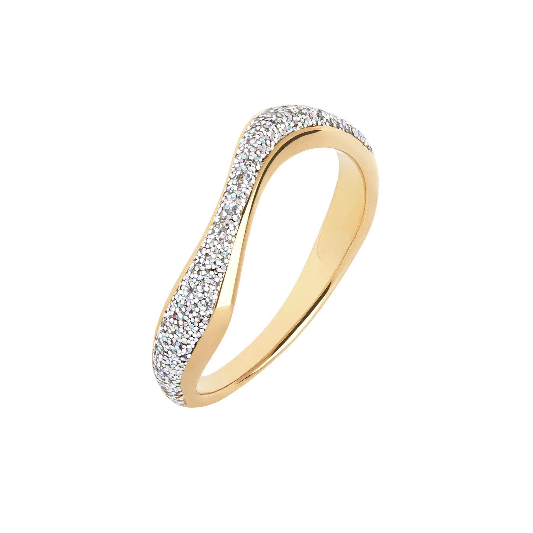 Aura Opal Glitter Ring - Gold Hp