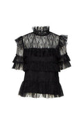 Rachel Blouse - Black - By Malina - Bluser & Skjorter - VILLOID.no
