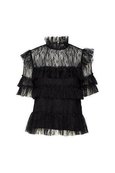 Rachel Blouse - Black - By Malina - Bluser & Skjorter - VILLOID.no