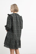 Bermuda Crepe Dress - Black Amber