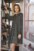 Bermuda Crepe Dress - Black Amber