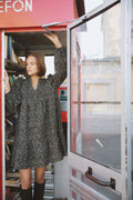 Bermuda Crepe Dress - Black Amber