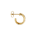 Bruised Heart Hoop - Gold Plated