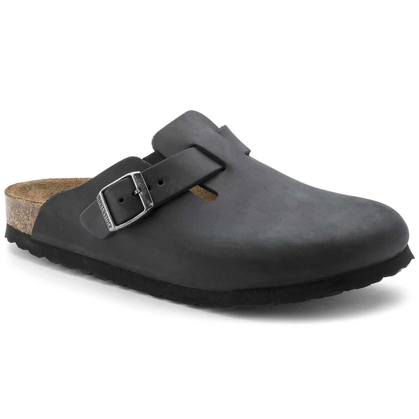 Boston Oiled Leather Regular - Svart