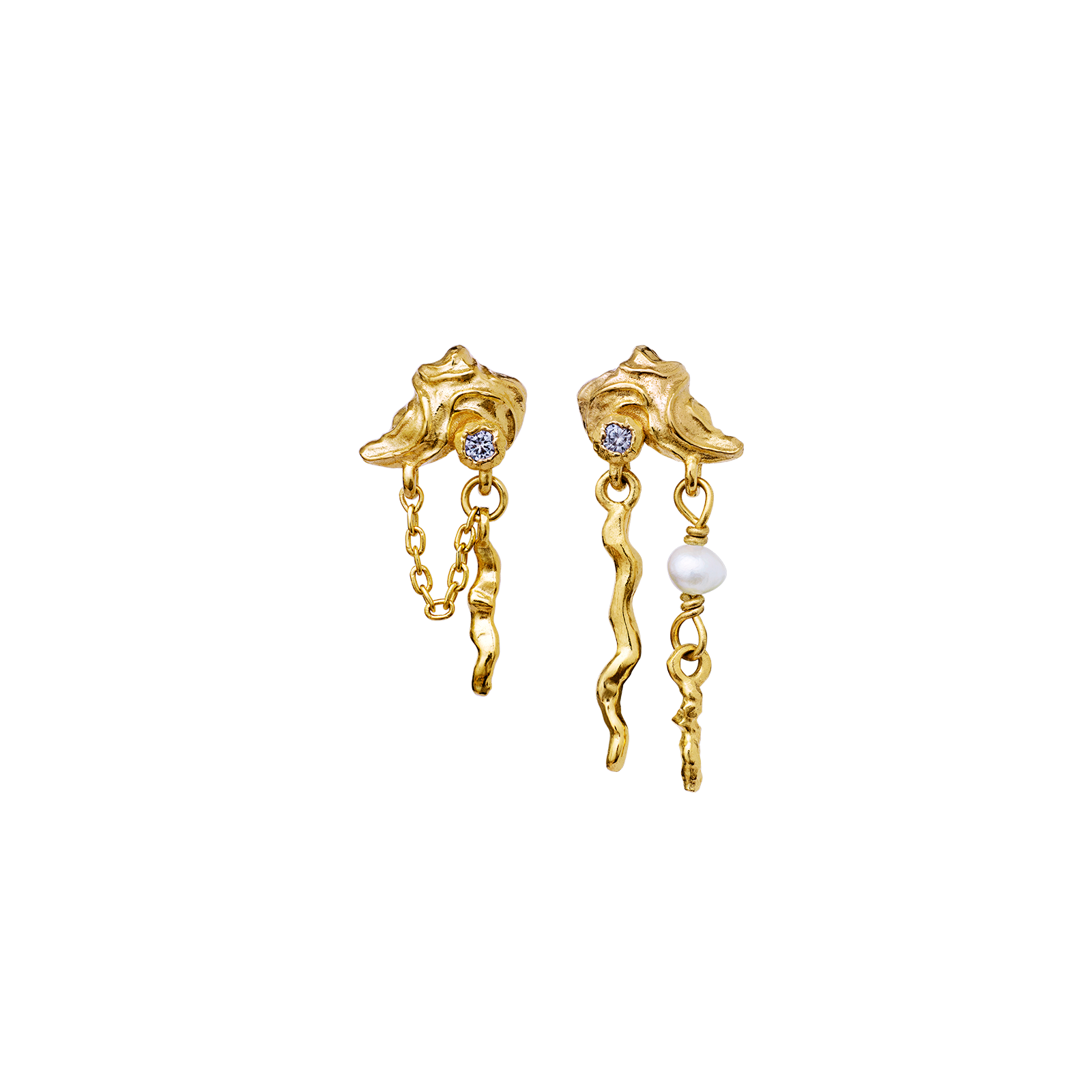 Baia Örhängen - Guld