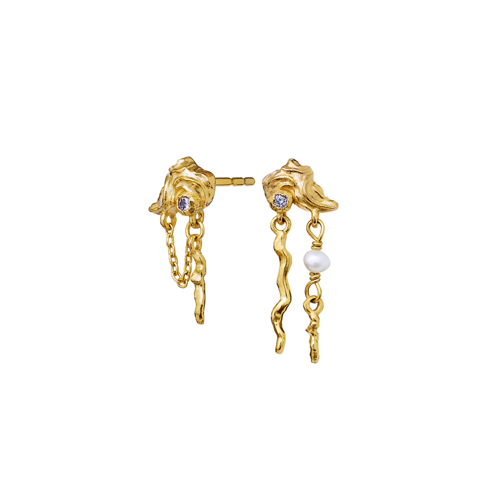 Baia Örhängen - Guld