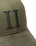 Baseball Cap Suede II - Olive Night