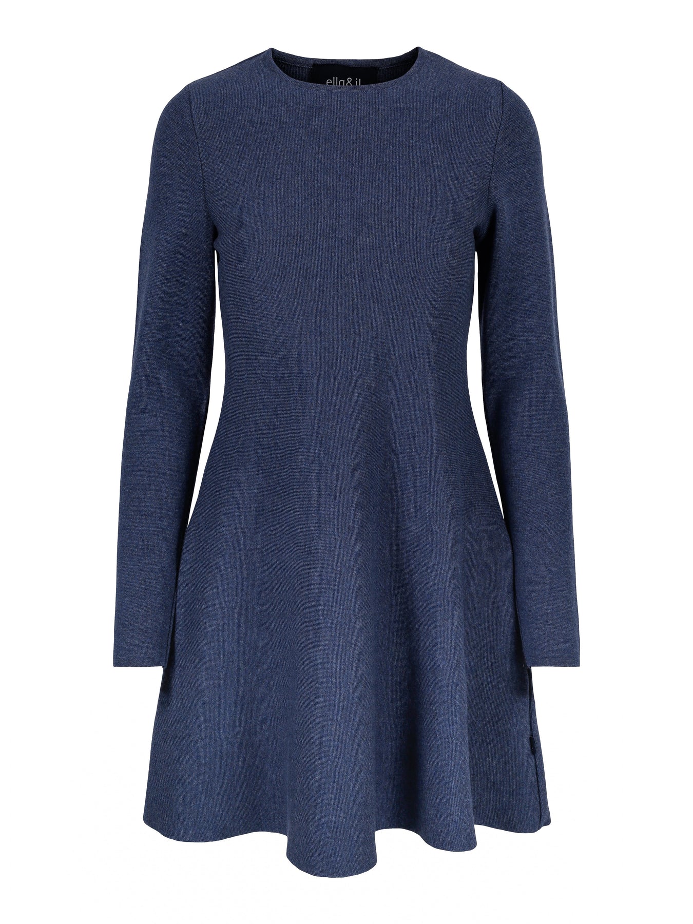 Cecilie Merino Dress - Blue - Ella & il - Kjoler - VILLOID.no