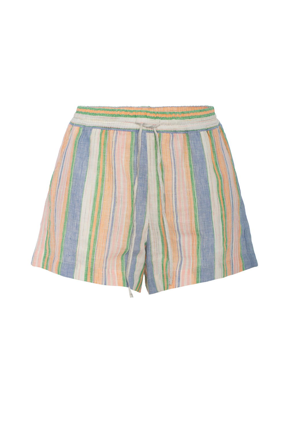 Beau Linen Multi - Apricot Combo