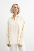 Bibi Crepe Shirt - Soft Yellow